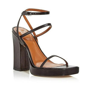 NIB Marc Fisher LTD Katin 2 Women's Leather Strappy Heels Size 5.5 M (MSRP $160)